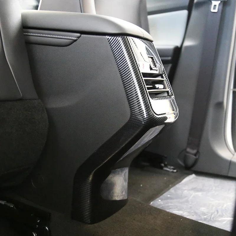 Car Rear Discharge Trend Armrest Box For Changan CS55PLUS 2023 2024 Anti-kick Panel Protective Cover Auto Modification Supplies