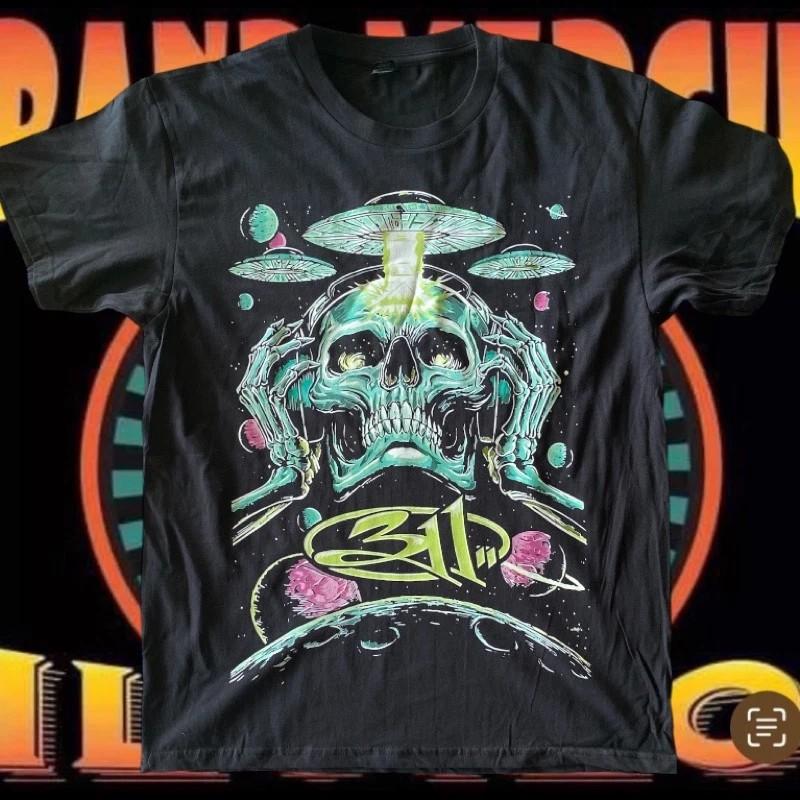 Vintage 311 Band Black Cotton Shirt Unisex Concert S to 5XL