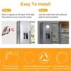 1/3pcs 6LED Motion Sensor Night Light LED Closet Lights Under Cabinet Lights Wireless Wall Puck Lamp For Stair Step Hallway