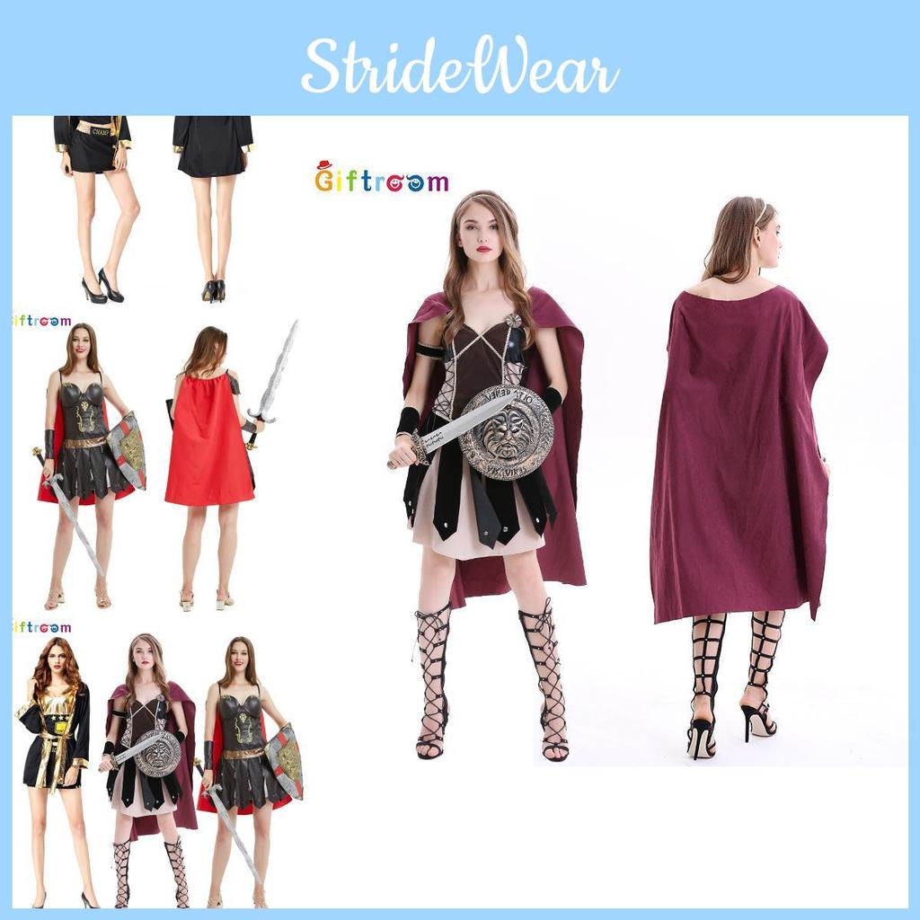 Trendy Samurai Costume For Women Featuring Exquisite Embroidery Perfect For Stage Shows And Festivals
