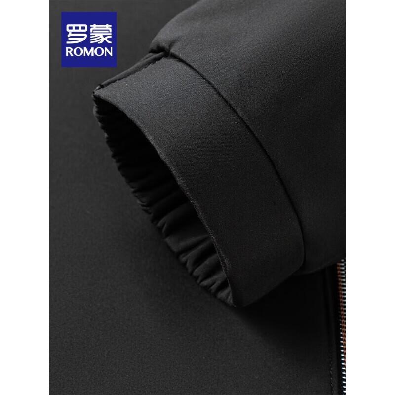 ROMON Men's Business Casual Stand Collar Jacket