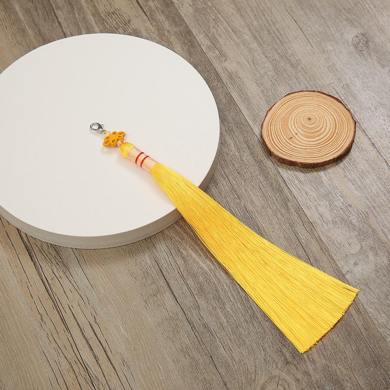 Chińskie klasyczne frędzle delikatny styl etniczny kwiat metalowa rama wisiorki DIY ozdoby rękodzielnicze breloczek dekoracja