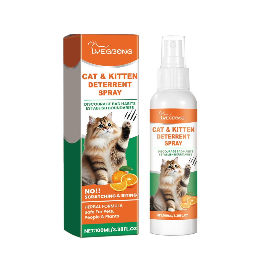 Cat Care Spray - Gentle Ingredients Reduce Cat Scratching and Chewing, Home Protection Spray