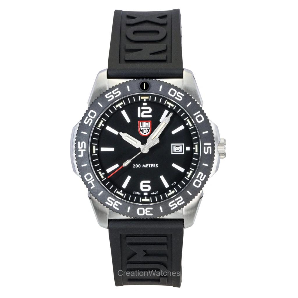 Luminox Pacific Diver Rubber Strap Black Dial Quartz Diver's XS.3121.1 200M Men's Watch