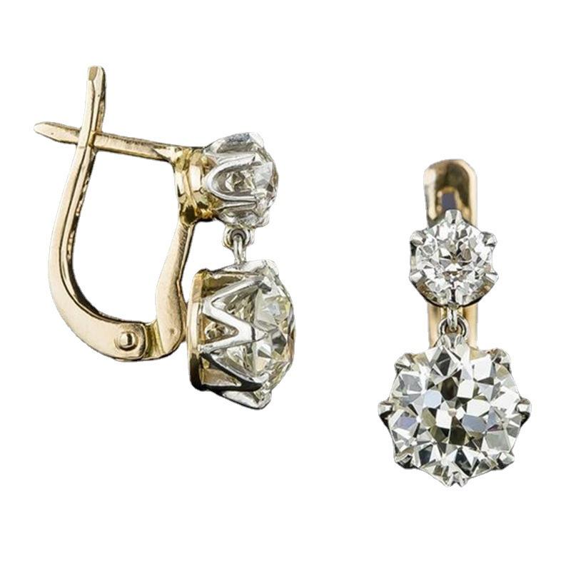 Luxus Zirkon Ohr Manschetten: Exquisites europäisches & amerikanisches Design für Damen