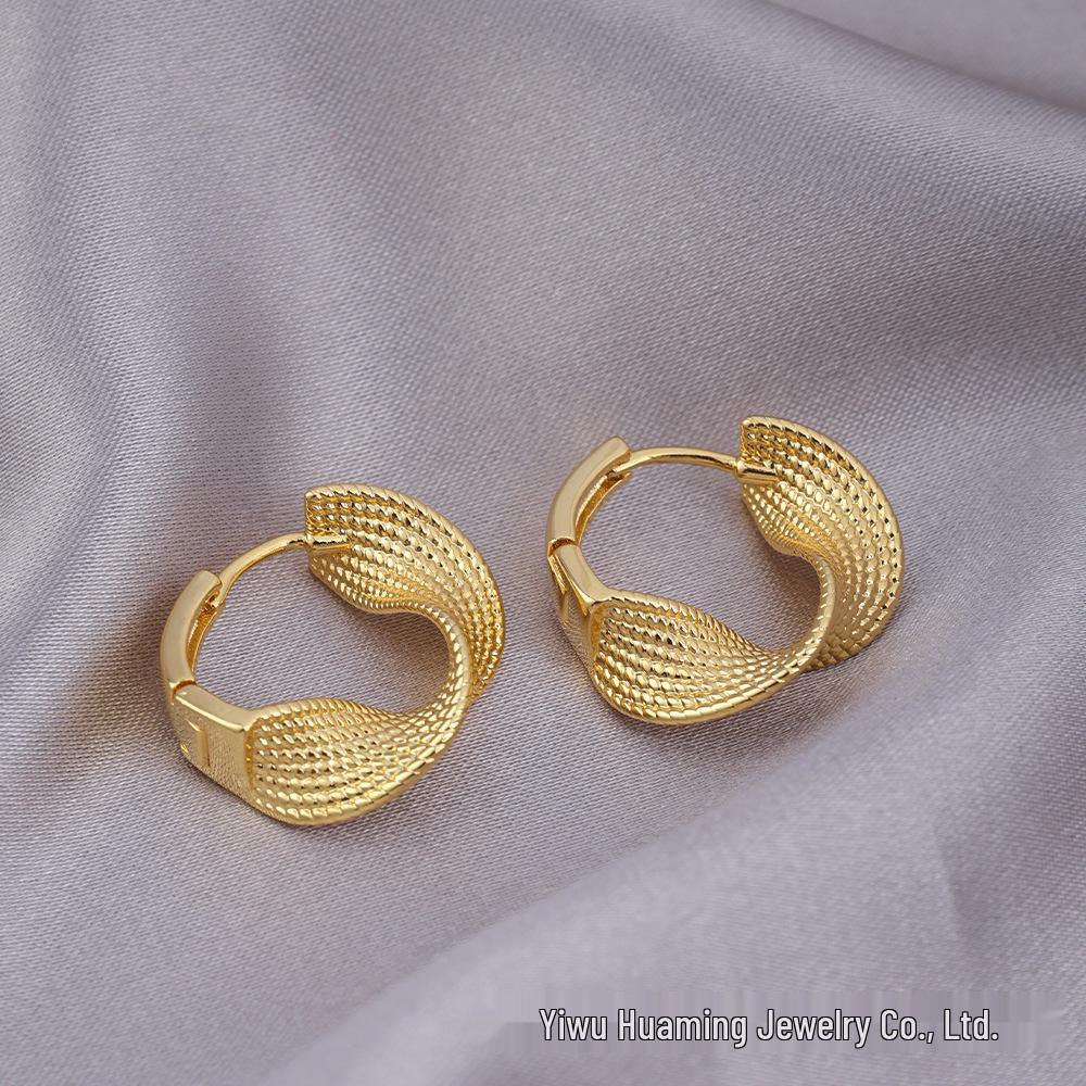 Exquisite 925 Silver Twisted Spiral Earrings - Vintage European & American Style Ear Cuffs