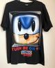 T-shirt Manches Courtes Design Remake Sonic The Hedgehog Années 90 Tailles S5XL NH25383 T-Shirt Unisexe
