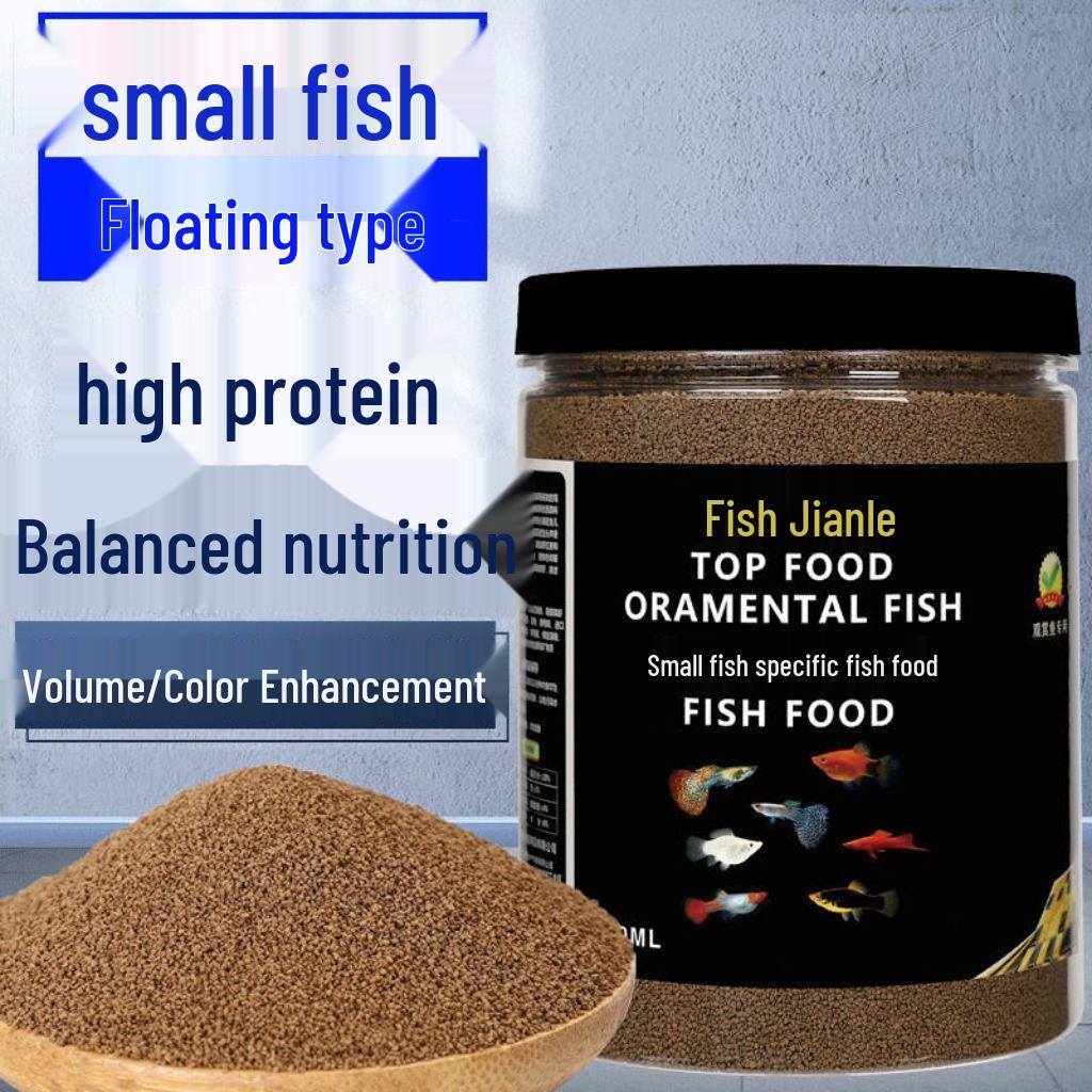 

Плавающий корм для рыб: Мелкие частицы для гуппи, данио, золотых рыбок, петушков и тропических рыб 0.1mm Balanced Nutrition - Small Tropical Fish