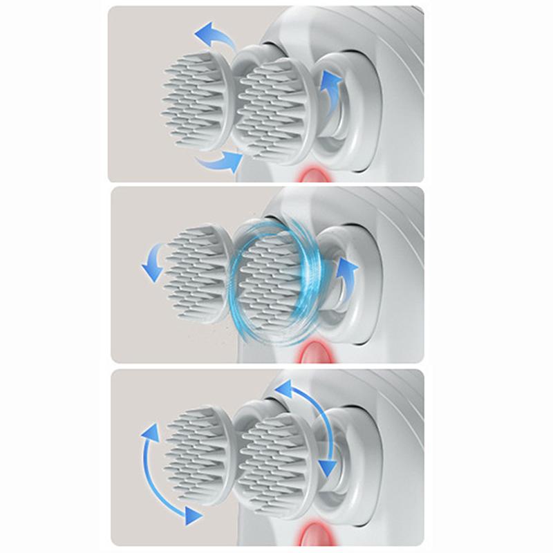 Electric Head Massage Machine Silicone Waterproof Scalp Massager Head Relaxation Unlimited Portable Home Massager