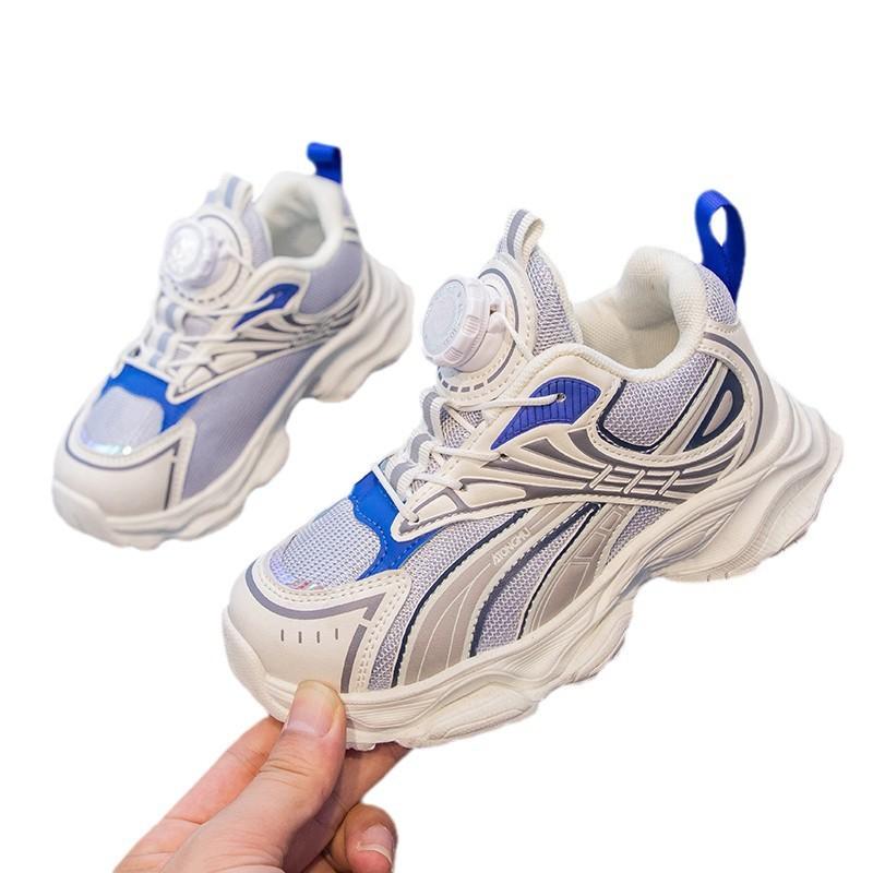 2025 New Autumn Children's Sneakers Girls Fashion ins Daddy Shoes Boys Breathable Lightweight Casual Shoes