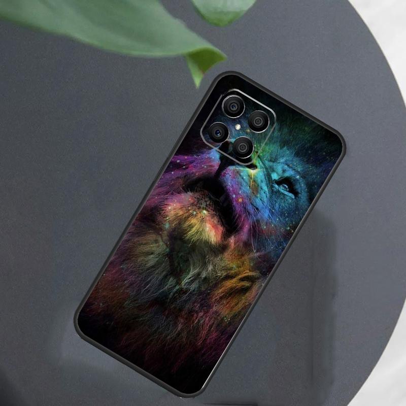 Lion Animal For Honor Magic 5 6 7 8 Pro Case For Honor 400 200 50 70 Lite X8c X8b X9a X9b X9c X9d Win RT