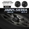 Alumania Center Caps [BLACK] for Jimny JB64 XC Sierra JB74 JC Aluminum Wheels - Rear Left and Right Set - Wheel Customization VSJ-CC01-BK
