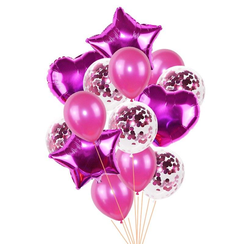 30 Palloncini A Forma Di Cuore In Foil Alluminio 45 Cm - Per Feste, Matrimoni, San Valentino (Rosso)