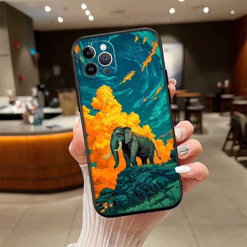 UP1 Animal Elephant New High-End Shell Phone Case for Redmi Note 8 9 Pro Max 9S 9T 9C NFC 8T 8A 10A A4