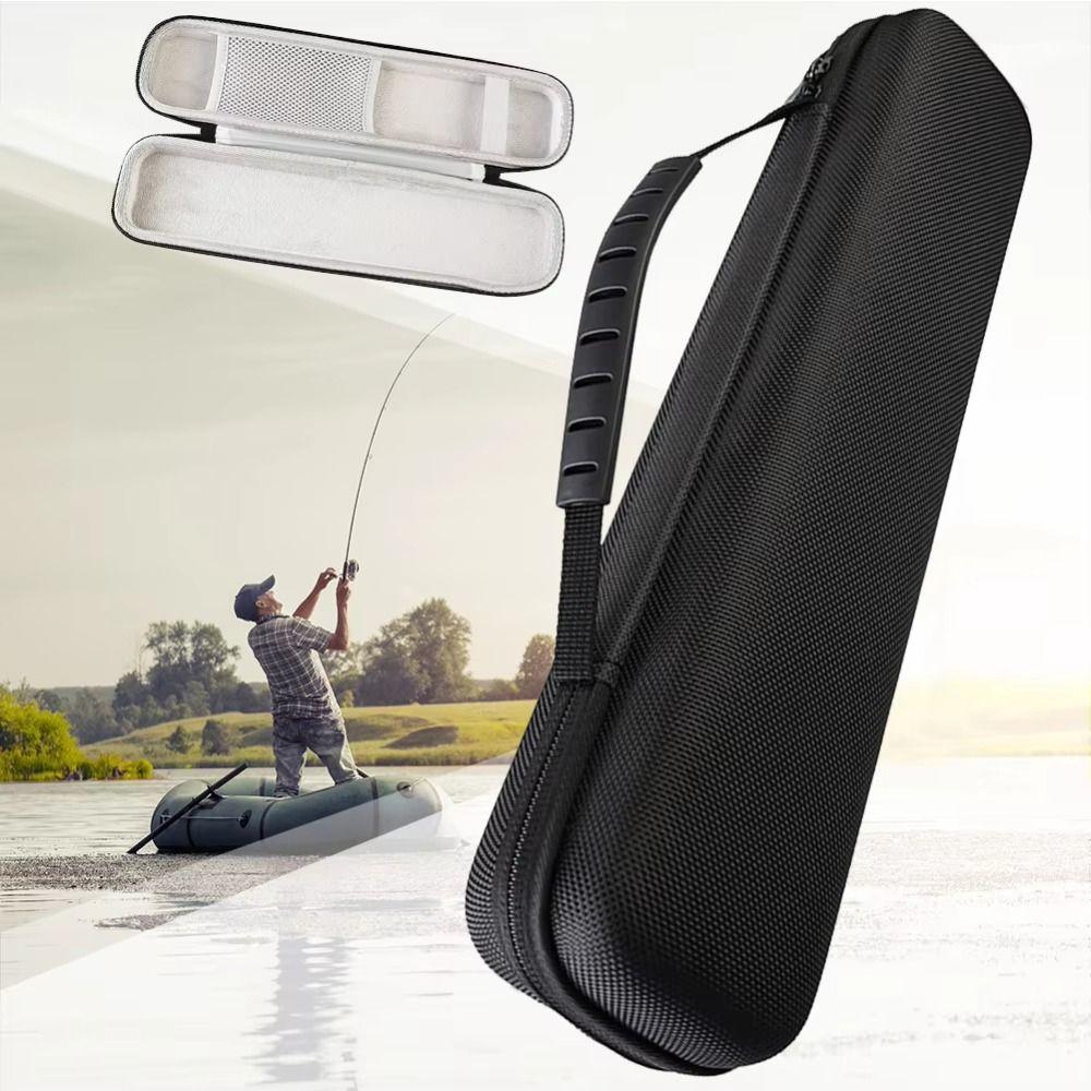 Anti Shock Fishing Tackle Bag Hard Shell Carry Bag for Rod Fishing Rod Bag  Tackle Bag