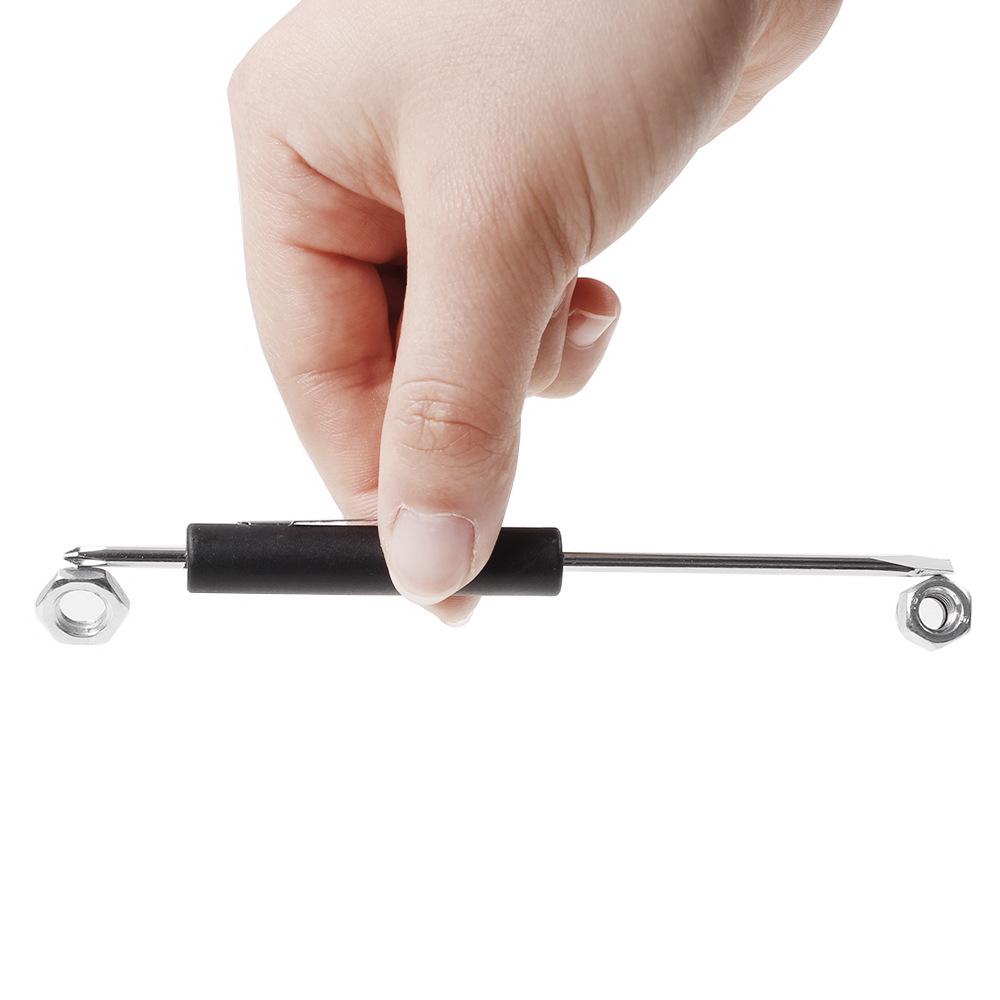 Dual-Ended Magnetic Mini Screwdriver - Flathead & Phillips: Ideal for Assembly Workers