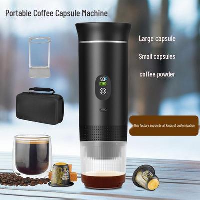Máquina de Espresso Portátil Inalámbrica Meiyi: Cafetera de Cápsulas Compacta, Eléctrica, Estilo Italiano