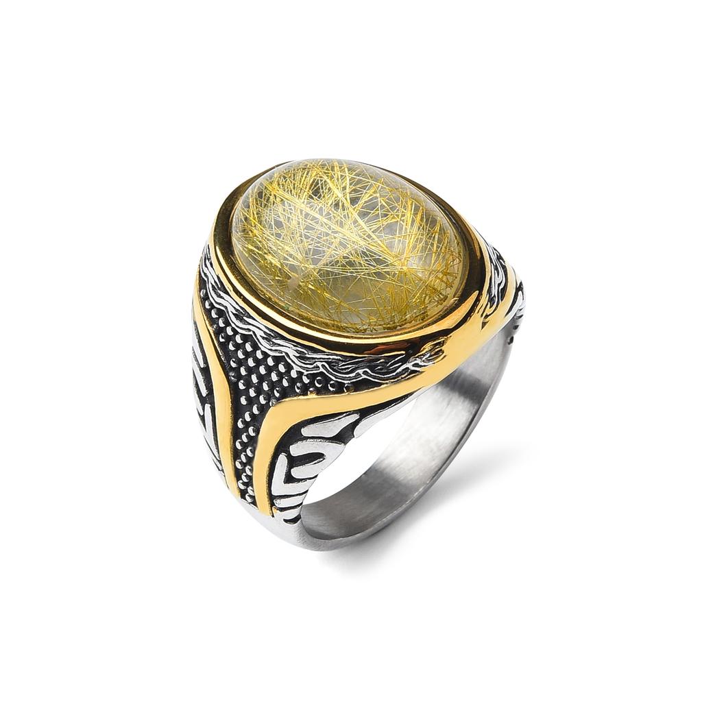 R3231Men's/Women Many Gem Style Colors 316LStainless Steel Rings Classic Fashion Trend Jewelry High Quality Products