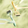 Pet Detangling Comb Double-Sided Metal Teeth Pet Dematting Tool Pet Grooming Comb Undercoat Rake for Long Hair Untangles Pet Hair Efficiently