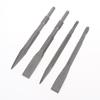 Extended Electric Hammer Slotting Pick Pointe Flat Chisel High Hardness for Concrete Wall Grooving Construction Projects