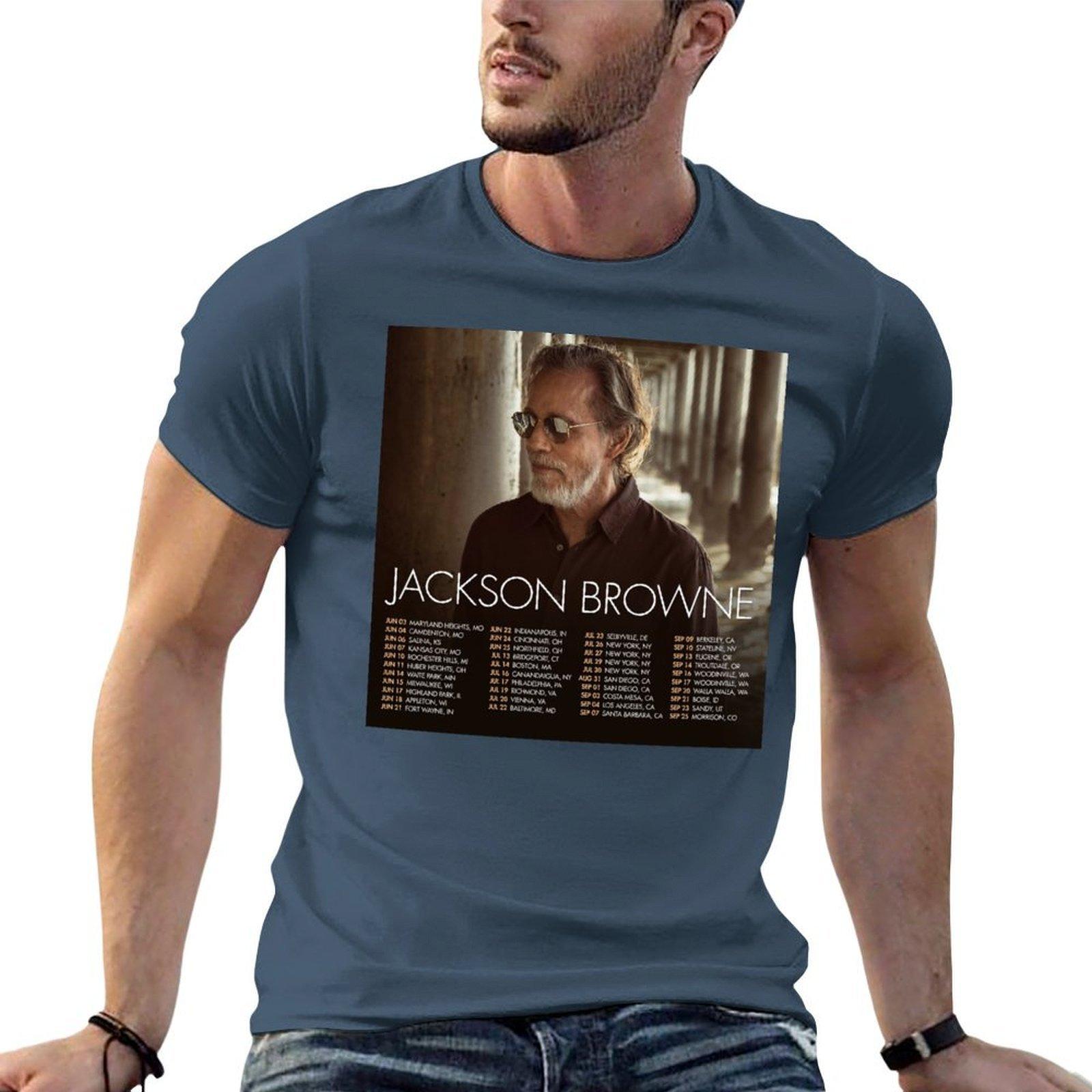 Copy Of Jackson Browne Show Tour 2022 Tshirt T Shirt Custom Print Unisex T Shirt Summer Unisex T Shirt Cotton 100 Tshirt S
