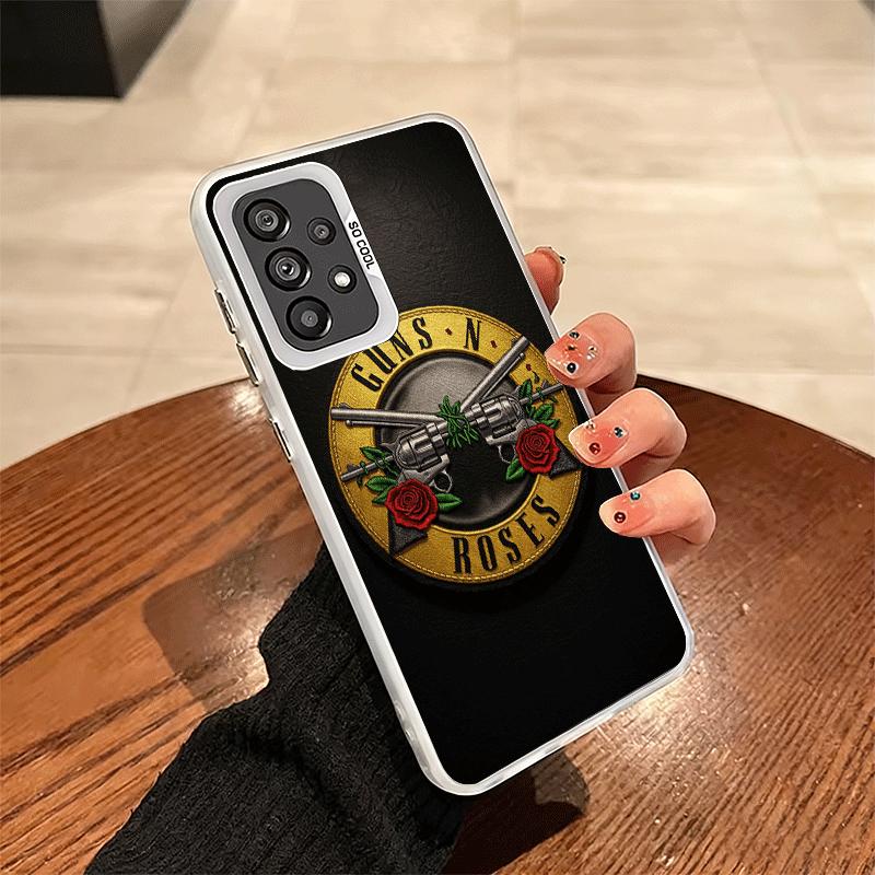 Band G-Guns N R-Roses Soft Phone Case for Samsung A17 A16 A15 A14 A13 A57 A56 A55 A54 A53 A37 A36 A35 A34 A33 A26 A25 A24 A23 A5