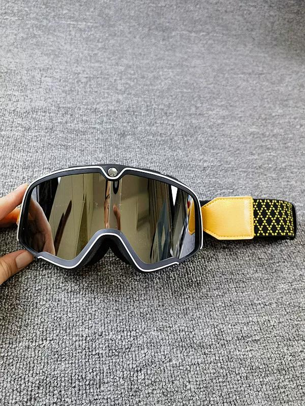 Motorcycle personalized glasses ski goggles men and women retro off-road riding locomotive windproof sand helmet goggles