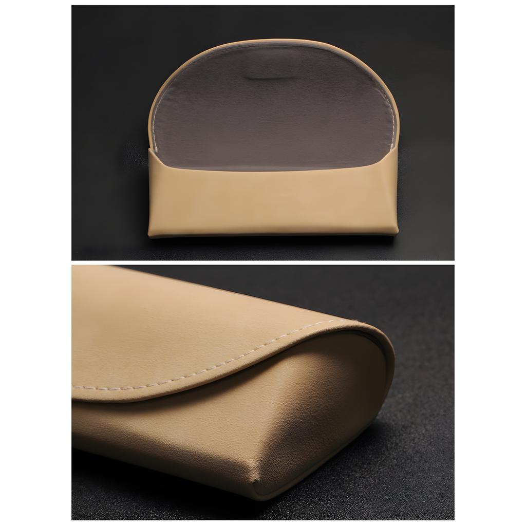 Sunglasses Leather Retro Glasses Case, Classic Travel Glasses Case For Women, Men And Children Eyeglass Case Sunglass Organizer