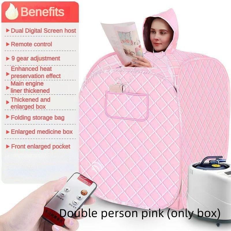 1000W Portable Household Shower Cabin Sauna Bag Folding Sauna Sweating Steam Room SPA Loss Weight Calories Burned Sauna Tent Suit
