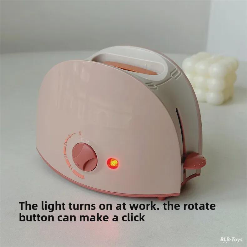 Korean Kids' Play Kitchen Appliances: Simulation Electric Washing Machine, Coffee Maker, Bread Maker, Water Dispenser