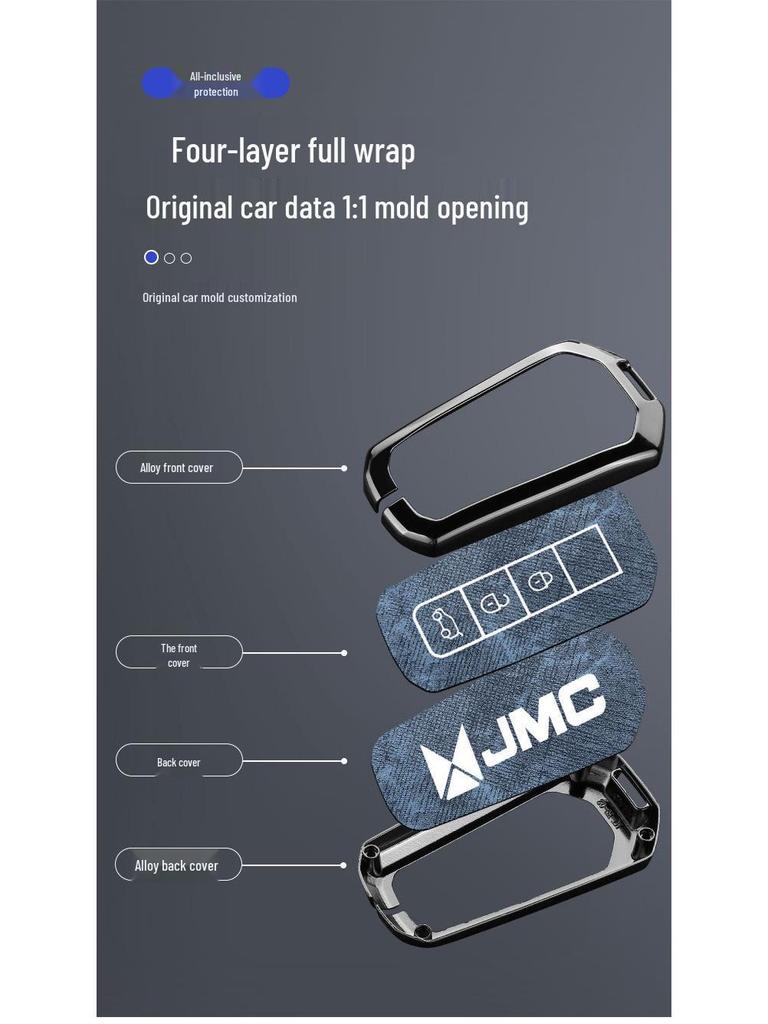 JMC Yuhu 3/5/7, Teshun Pickup, Yusheng S350/S330 Car Key Case