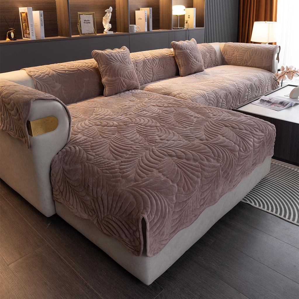 Thickened Plush Sofa Cushion - Non-slip, Modern Style, Suitable for 1-4 Seater Sofas and Sectionals, Can Be Used in Living Room, Bedroom, Office