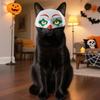 Pet Halloween Cat Mask Weird Cartoon Cat Mask Funny 3D Bat Cat Mask Cosplay Hat Pet Costume Creative Pet Party Accessories Gift