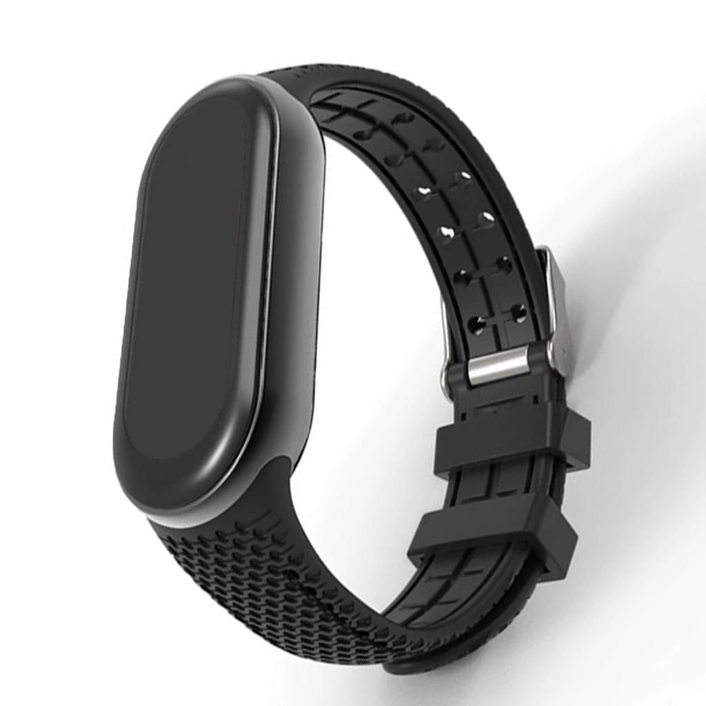 Silicone Strap For Mi Band 9 Bracelet Rubber Watchband Replacement Smartwatch Wrist Bracelet Correa For Xiaomi Mi Band 8 9 Strap