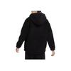 Nike Letter Hooded Zipper Casual Fleece Jacket Women Jackets Black FB8696-010