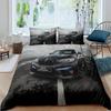 Sports Car Duvet Cover Set Luxury High Quality 3D Printed Bedding 23pcs Double Queen King Bedclothes Adults Boys Home Textile