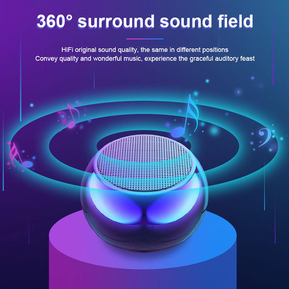 M3 Flash Wireless Bluetooth Speaker Portable Small Steel Metal Heavy Subwoofer Outdoor Mini Bluetooth Small Speaker