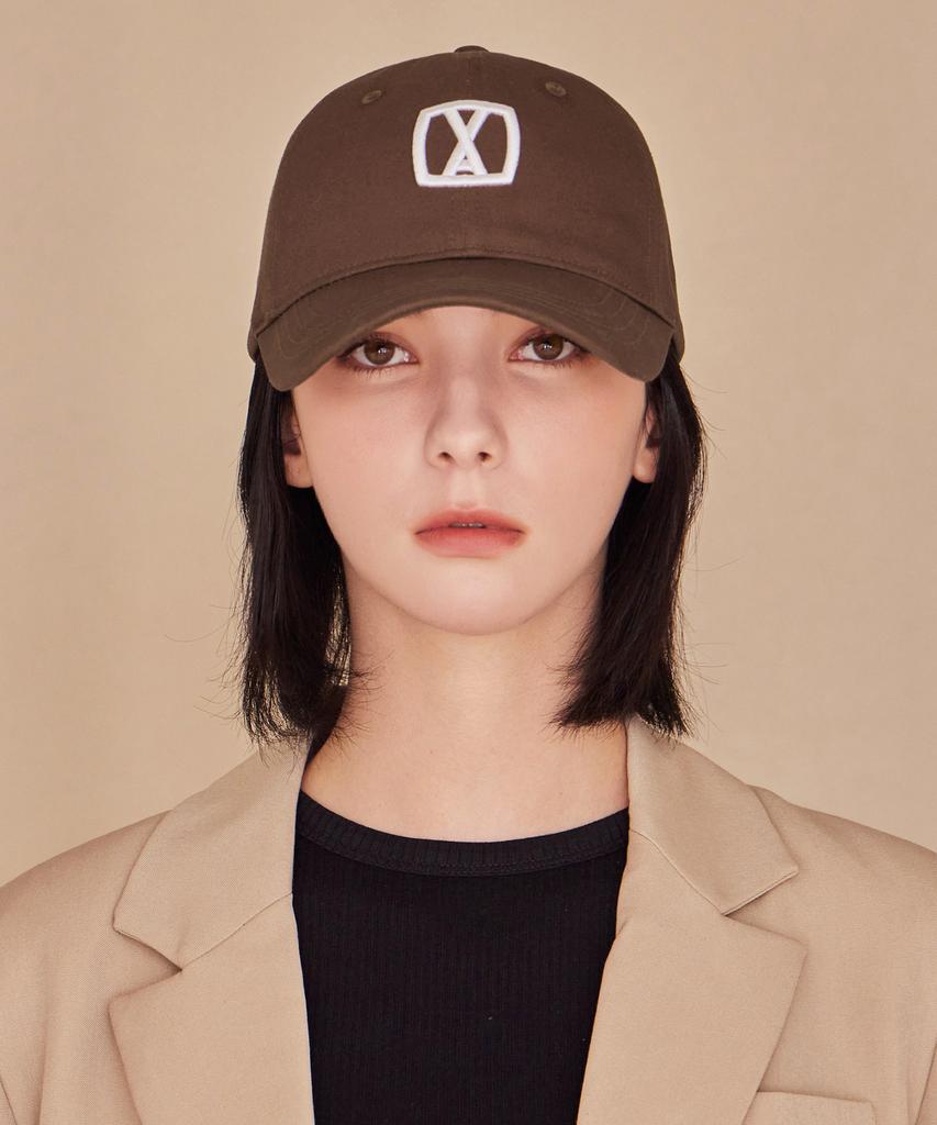 Bajal Va 3D Square Ball Cap Brown