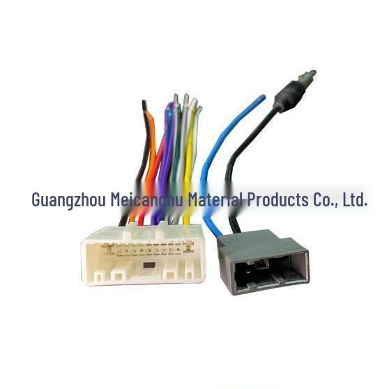 20-pinový svazek kabelů pro zadní DVD audio v autech Nissan Tiida/Qashqai/New Sunny