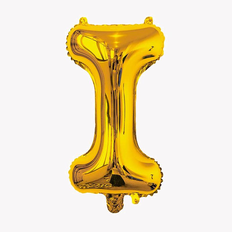 32-Inch Gold English Alphabet Aluminum Film Balloon Birthday Party Decoration Balloon Wedding Decoration In The Letter Helium Floating