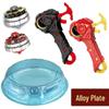 Free Shipping Dual Alloy Burst Gyro Toy - Magic Light Pull String Battle Gyro