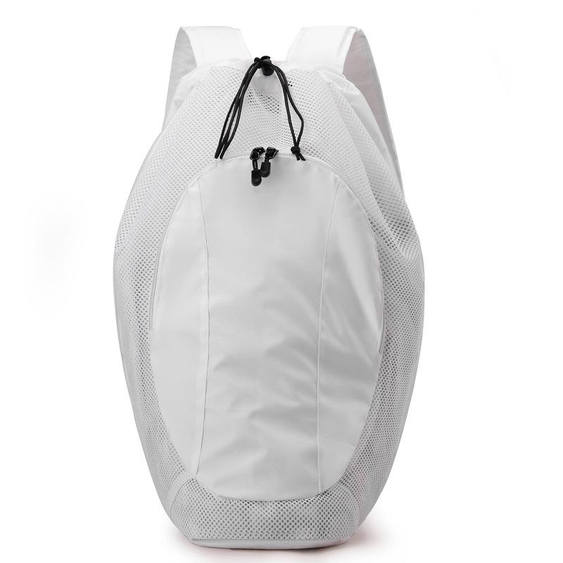 

2025 Рюкзак для фитнеса и спорта большой вместимости со шнурком и плечевыми лямками для путешествий и бадминтона 20-35L белый