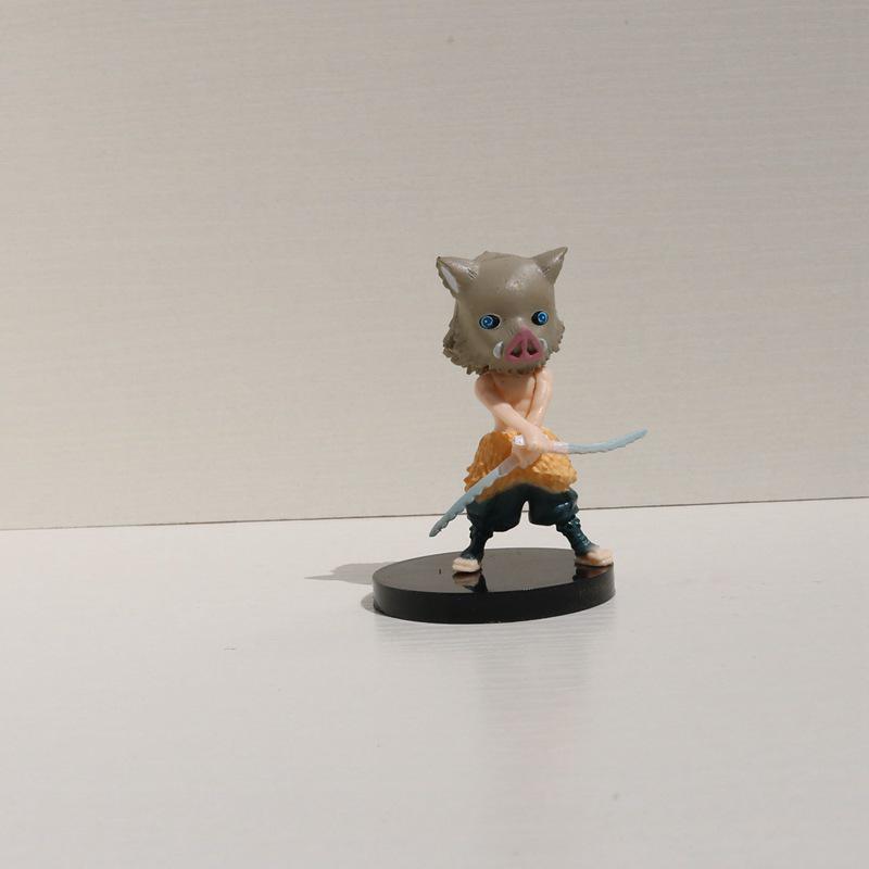 Demon Slayer Figures: 6 Styles - Tanjiro, Nezuko, and Zenitsu Collectible Gashapon Dolls