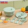 Multifunctional Salad Spinner & Vegetable Chopper