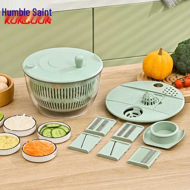 Multifunctional Salad Spinner & Vegetable Chopper