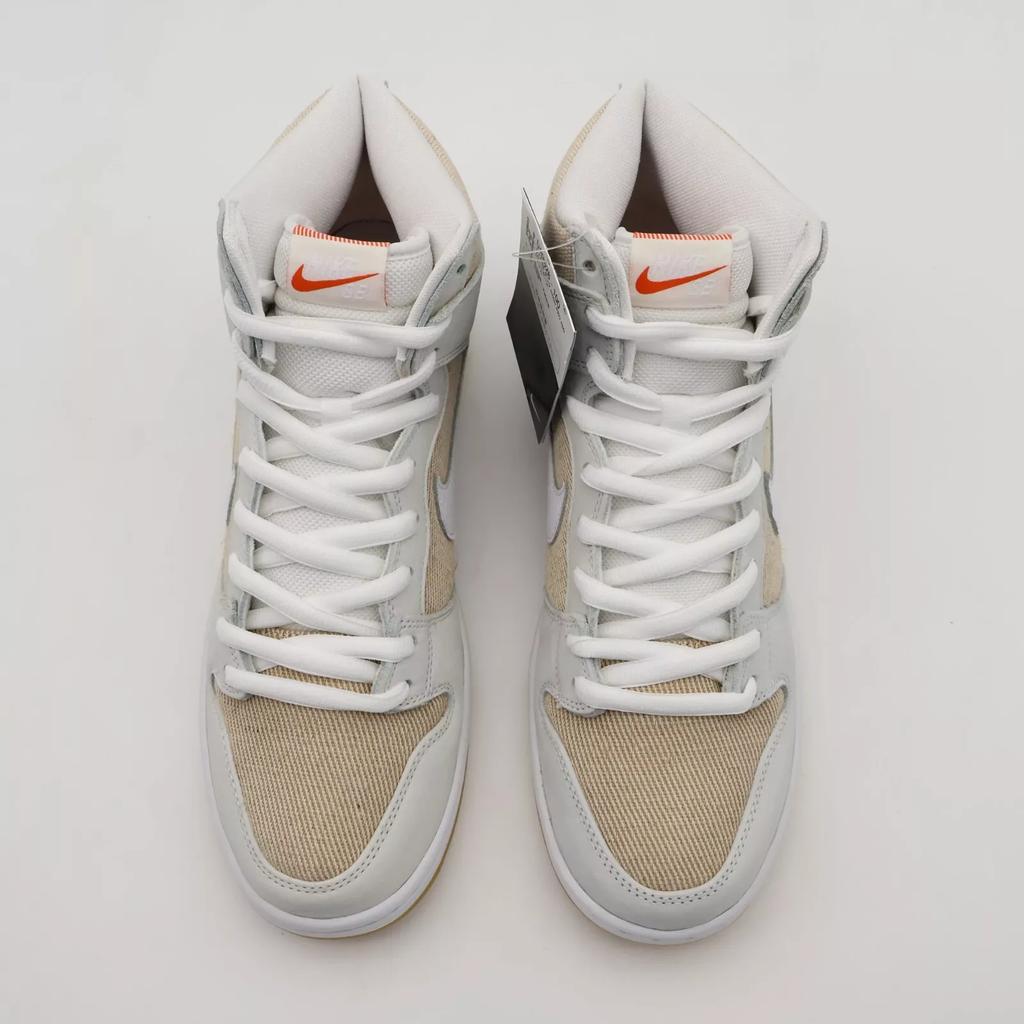 DA9626-100 Nike SB Dunk High Pro ISO Orange Label Unbleached Natural (Men's)