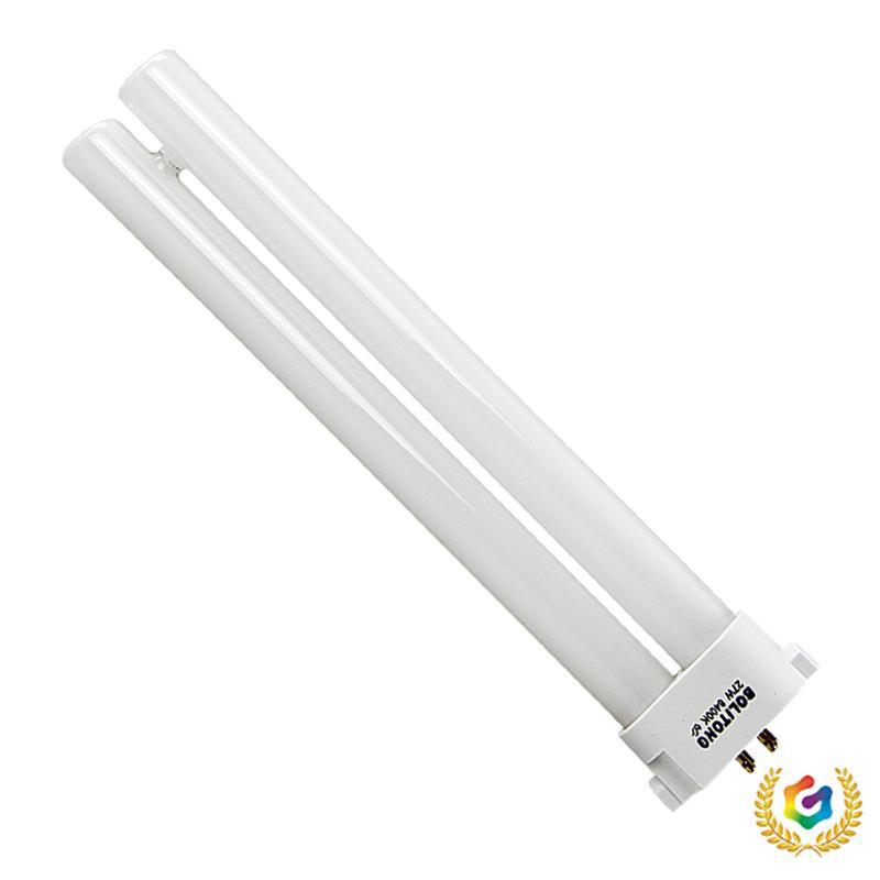 Table Lamp 13W/18W/27W H-Shaped Eye-Protecting Tricolor Energy-Saving Fluorescent Tube with Square Four-Pin H-Tube.