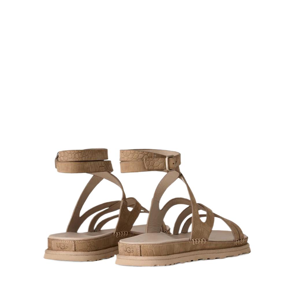UGG Leather Golden Comfortable Embossed Roman Sandals Women sandals 1178570-DNSS