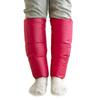 Dandan Nedre Benvärmare (Röd Rosa/Lång) Unisex dunbensvärmare och ankelvärmare (Köldskydd/Dun/Kardborre) för Män och Kvinnor