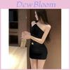 Summer Polyester Off Shoulder Bodycon Dress With Pleated Design For Women